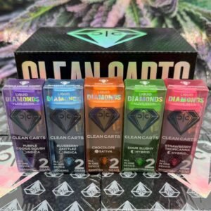 CLEAN CARTS 2G DISPOSABLE BLACK EDITION LIQUID DIAMONDS + LIVE RESIN