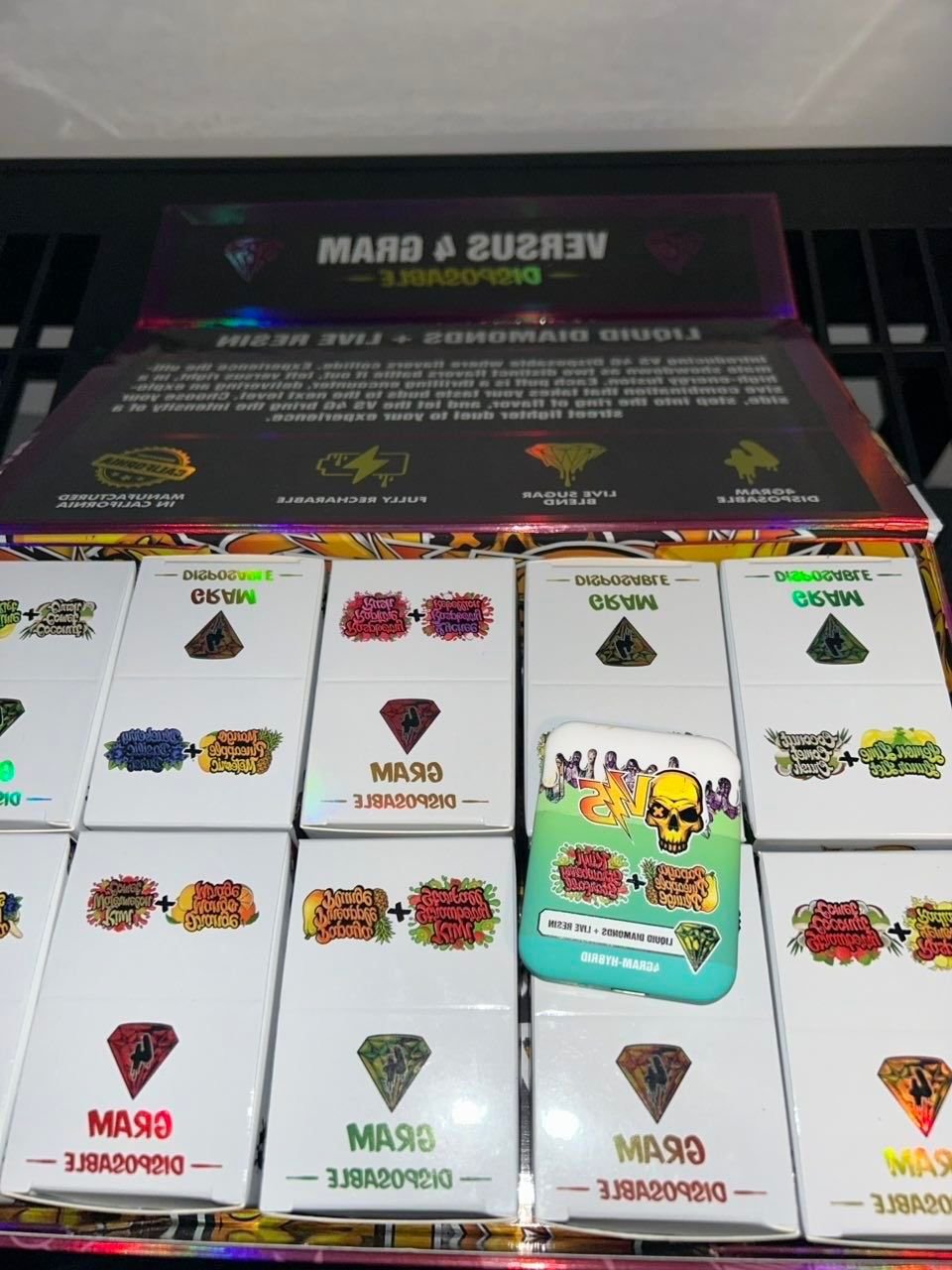 VERSUS 4GRAM DISPOSABLE LIQIUD DIAMOND + LIVE RESIN