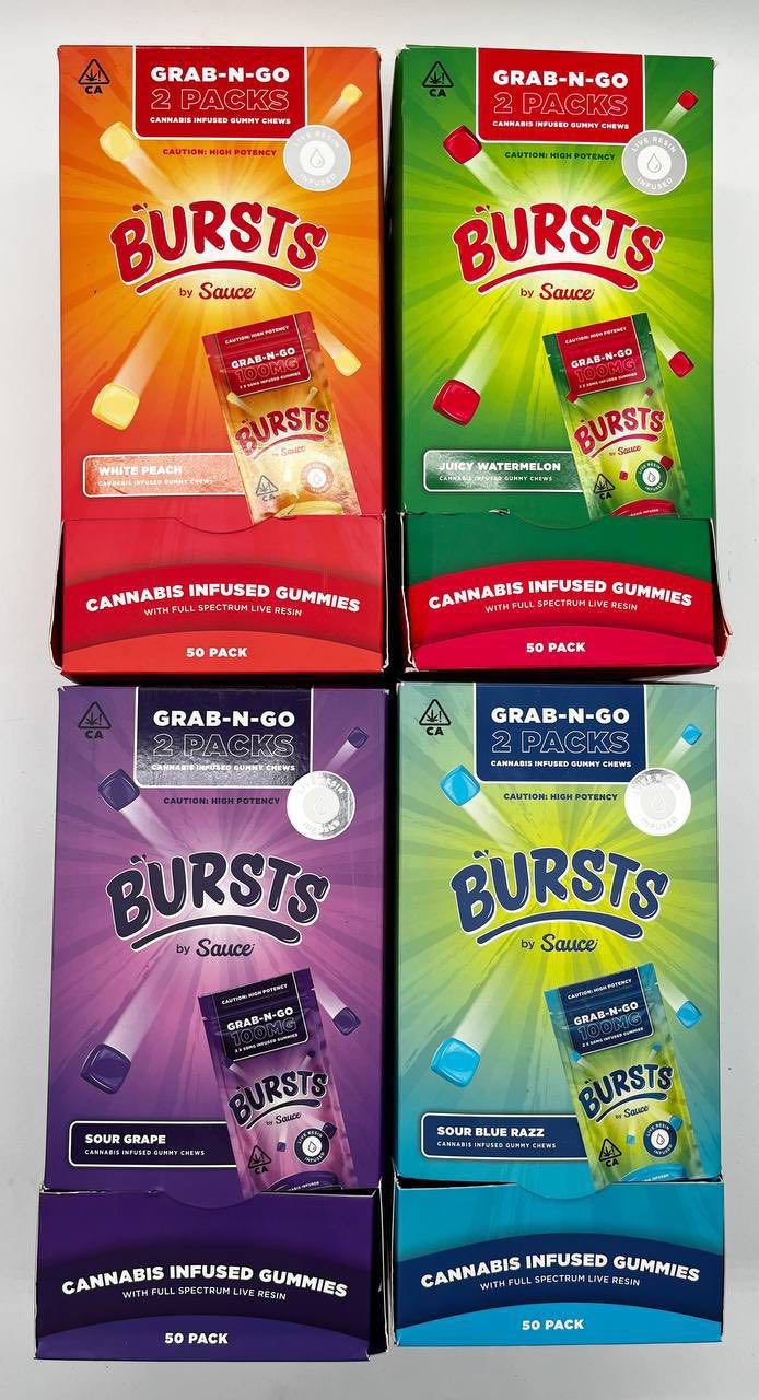 burst by sauce gummies burst by sauce gummies 100mg burst by sauce edibles edibles burst by sauce infused gummies