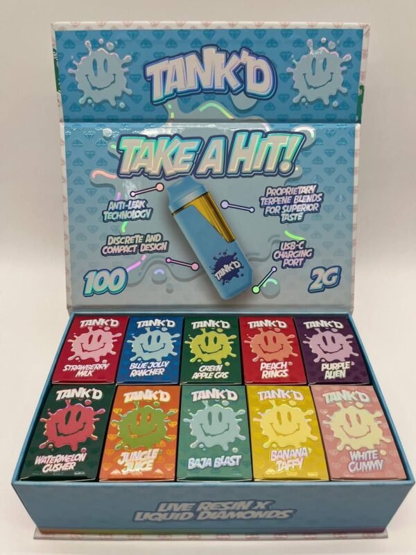 TANK'D 2G DISPOSABLE LIVE RESIN X LIQIUD DIAMONDS - Image 4