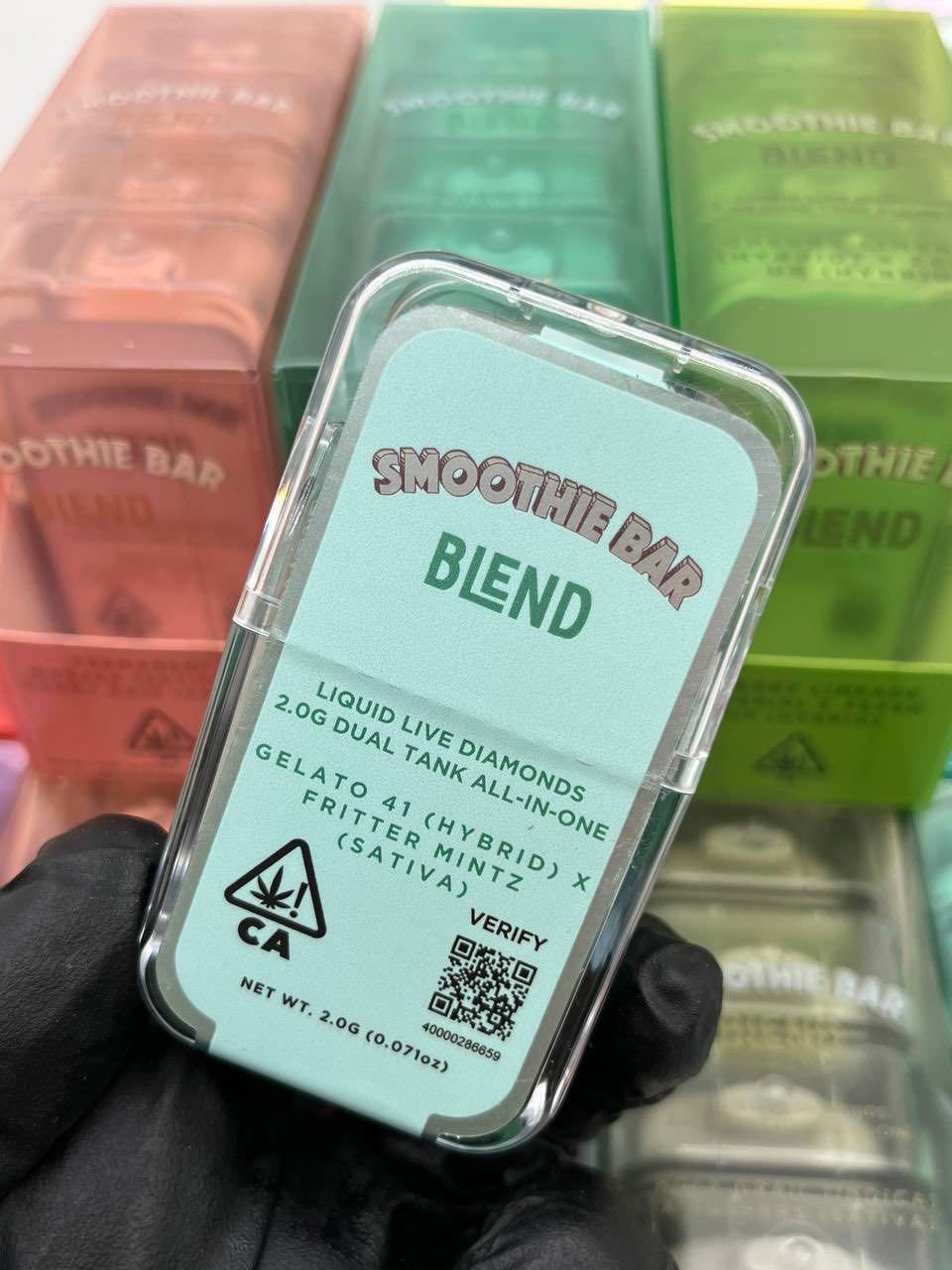 SMOOTHIE BAR 2G DISPOSABLE LIQUID LIVE DIAMONDS DUAL TANK - Image 4